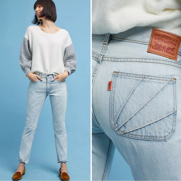 Levi's Denim - LEVI’S High Rise Orange Slim Tab Skinny Denim Jeans